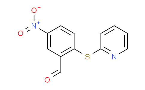 CAS No. 175278-54-3, 5-Nitro-2-(2-pyridinylthio)benzaldehyde