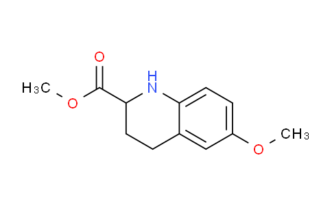 CAS No. 176641-35-3, 6-methoxy-1,2,3,4-tetrahydroquinoline-2-carboxylic acid methyl ester