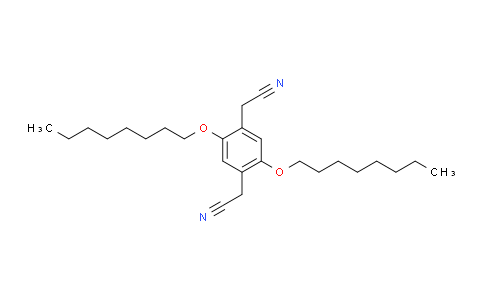 CAS No. 177281-34-4, 2-[4-(cyanomethyl)-2,5-dioctoxyphenyl]acetonitrile