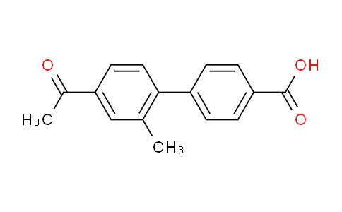 CAS No. 178313-44-5, 4'-Acetyl-2'-methyl-[1,1'-biphenyl]-4-carboxylic acid