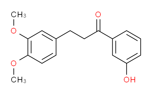 CAS No. 178445-83-5, 3-(3,4-Dimethoxyphenyl)-1-(3-hydroxyphenyl)propan-1-one
