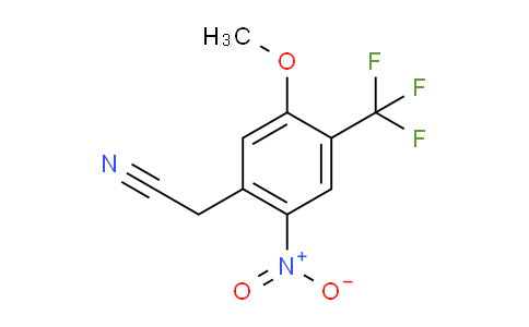 CAS No. 178896-77-0, 2-(5-Methoxy-2-nitro-4-(trifluoromethyl)phenyl)acetonitrile