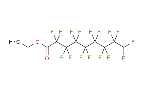 CAS No. 1799-47-9, Ethyl 2,2,3,3,4,4,5,5,6,6,7,7,8,8,9,9-hexadecafluorononanoate