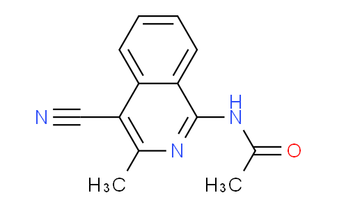 CAS No. 179985-52-5, N-(4-cyano-3-methyl-1-isoquinolinyl)acetamide