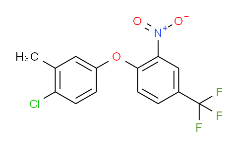 CAS No. 1799-97-9, 1-Chloro-2-methyl-4-(2-nitro-4-(trifluoromethyl)phenoxy)benzene