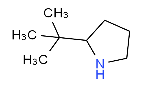 CAS No. 180258-82-6, 2-tert-butylpyrrolidine