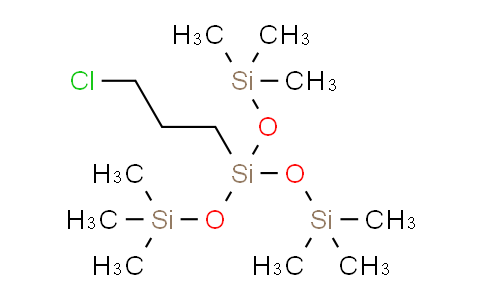 CAS No. 18077-31-1, 3-(3-Chloropropyl)-1,1,1,5,5,5-hexamethyl-3-((trimethylsilyl)oxy)trisiloxane