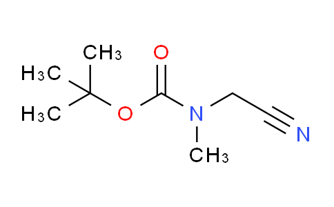 CAS No. 180976-09-4, N-(cyanomethyl)-N-methylcarbamic acid tert-butyl ester