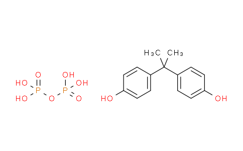 CAS No. 181028-79-5, 4-[2-(4-hydroxyphenyl)propan-2-yl]phenol; phosphono dihydrogen phosphate