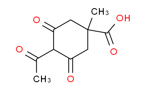 CAS No. 181486-37-3, 4-Acetyl-1-methyl-3,5-dioxo-1-cyclohexanecarboxylic acid