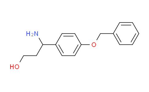 CAS No. 182057-85-8, 3-Amino-3-(4-(benzyloxy)phenyl)propan-1-ol