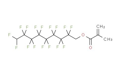 CAS No. 1841-46-9, 2-Methyl-2-propenoic acid 2,2,3,3,4,4,5,5,6,6,7,7,8,8,9,9-hexadecafluorononyl ester