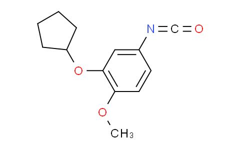 CAS No. 185300-51-0, 3-Cyclopentoxy-4-methoxyphenylisocyanate