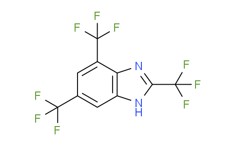 CAS No. 185412-89-9, 2,4,6-Tris(trifluoromethyl)-1H-benzo[d]imidazole