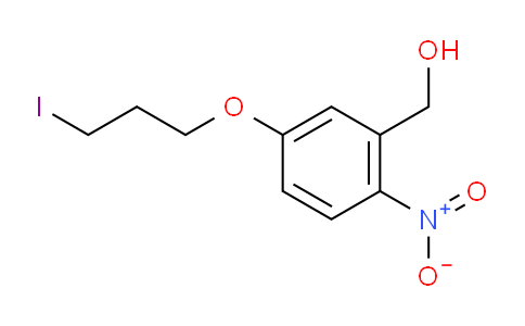 CAS No. 185994-27-8, (5-(3-Iodopropoxy)-2-nitrophenyl)methanol
