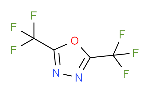 CAS No. 1868-48-0, 2,5-bis(trifluoromethyl)-1,3,4-oxadiazole