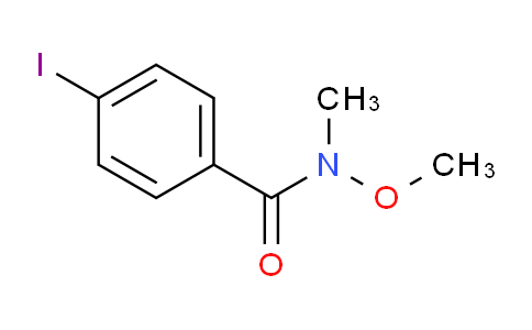 CAS No. 187617-01-2, 4-iodo-N-methoxy-N-methylbenzamide
