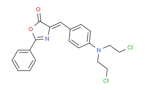 CAS No. 18776-75-5, (4Z)-4-[[4-[bis(2-chloroethyl)amino]phenyl]methylidene]-2-phenyl-5-oxazolone