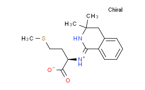 CAS No. 187884-93-1, (2R)-2-[(3,3-dimethyl-2,4-dihydroisoquinolin-1-ylidene)ammonio]-4-(methylthio)butanoate