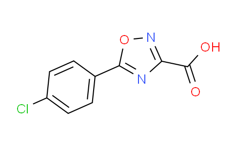 CAS No. 187999-16-2, 5-(4-chlorophenyl)-1,2,4-oxadiazole-3-carboxylic acid