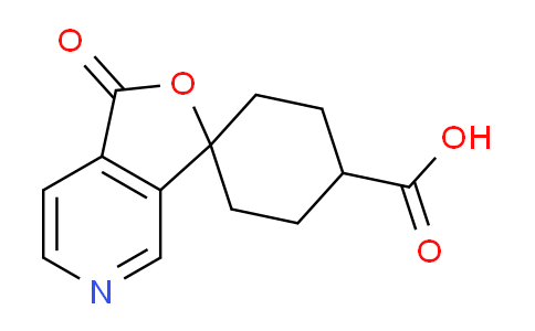 CAS No. 569351-62-8, 1'-Oxo-spiro[cyclohexane-1,3'(1'H)-furo[3,4-c]pyridine]-4-carboxylicacid