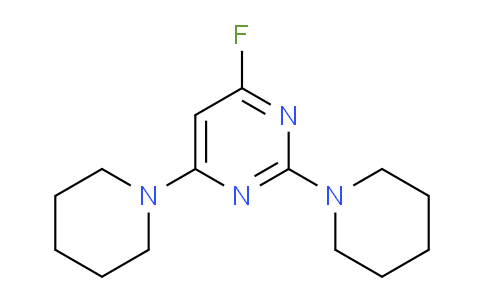 CAS No. 188987-72-6, 4-Fluoro-2,6-di(piperidin-1-yl)pyrimidine