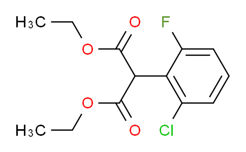 CAS No. 190521-88-1, 2-(2-chloro-6-fluorophenyl)propanedioic acid diethyl ester