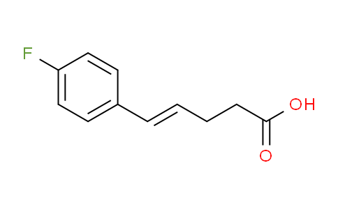 CAS No. 190595-67-6, (E)-5-(4-Fluorophenyl)pent-4-enoic acid