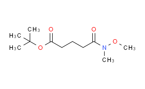 CAS No. 192123-40-3, 5-[methoxy(methyl)amino]-5-oxopentanoic acid tert-butyl ester