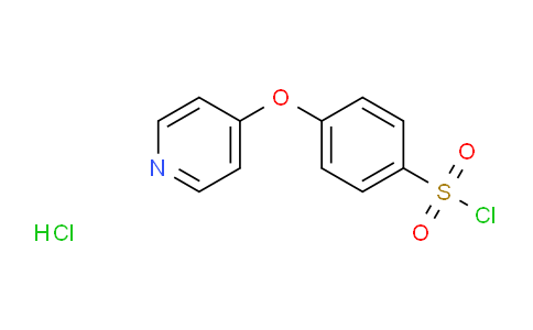 CAS No. 192330-49-7, 4-(Pyridin-4-yloxy)benzene-1-sulfonyl chloride hydrochloride