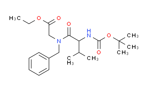 CAS No. 192582-88-0, 2-[[3-methyl-2-[[(2-methylpropan-2-yl)oxy-oxomethyl]amino]-1-oxobutyl]-(phenylmethyl)amino]acetic acid ethyl ester