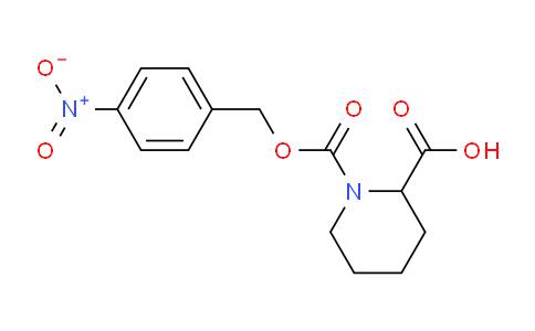 CAS No. 193269-76-0, 1-(((4-nitrobenzyl)oxy)carbonyl)piperidine-2-carboxylic acid