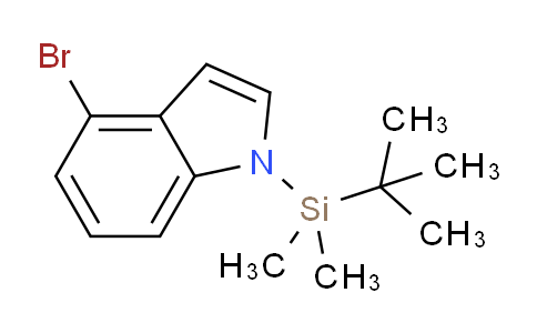 CAS No. 193694-04-1, 4-Bromo-1-(tert-butyldimethylsilyl)-1H-indole