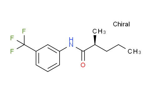 CAS No. 1939-26-0, (2S)-2-Methyl-N-[3-(trifluoromethyl)phenyl]pentanamide