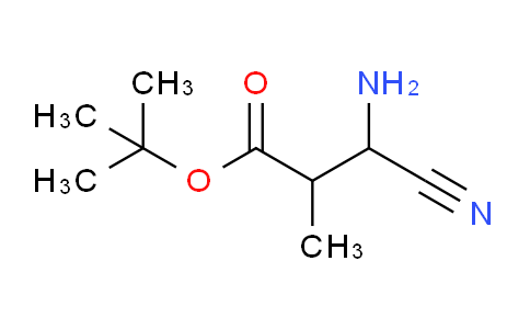 CAS No. 194156-55-3, 3-amino-3-cyano-2-methylpropanoic acid tert-butyl ester