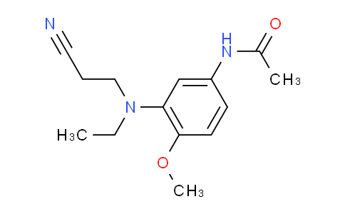 CAS No. 19433-94-4, N-[3-[2-cyanoethyl(ethyl)amino]-4-methoxyphenyl]acetamide
