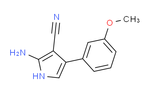 CAS No. 194787-90-1, 2-amino-4-(3-methoxyphenyl)-1H-pyrrole-3-carbonitrile