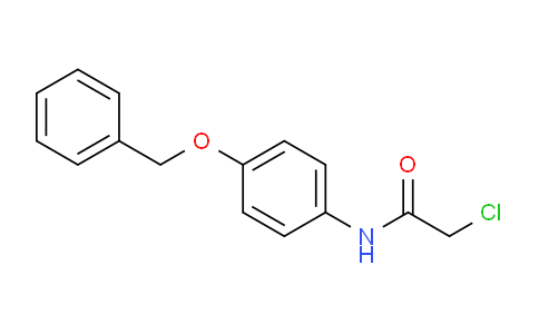 CAS No. 19514-92-2, N-(4-(Benzyloxy)phenyl)-2-chloroacetamide