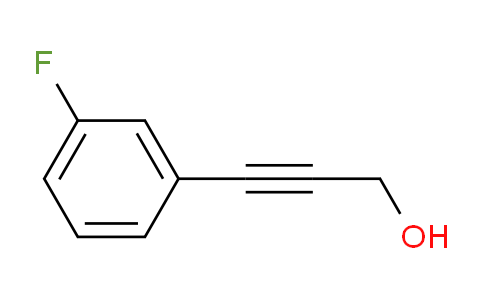CAS No. 197239-54-6, 3-(3-Fluorophenyl)prop-2-yn-1-ol