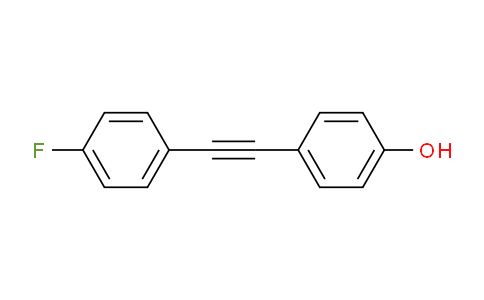 CAS No. 197770-48-2, 4-[2-(4-fluorophenyl)ethynyl]phenol