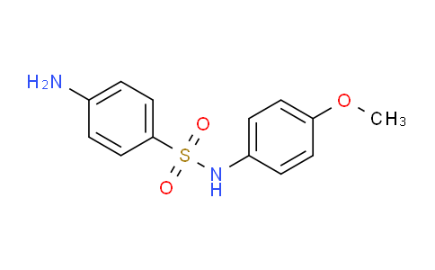 CAS No. 19837-74-2, 4-amino-N-(4-methoxyphenyl)benzenesulfonamide