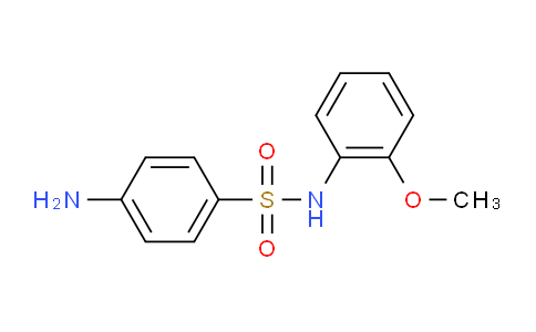 CAS No. 19837-84-4, 4-amino-N-(2-methoxyphenyl)benzenesulfonamide