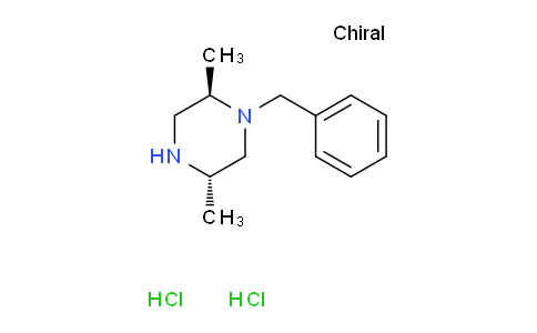 CAS No. 198896-00-3, (2R,5S)-2,5-dimethyl-1-(phenylmethyl)piperazine dihydrochloride