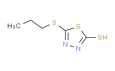 CAS No. 19921-88-1, 5-(Propylthio)-1,3,4-thiadiazole-2-thiol