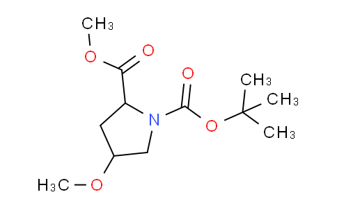 CAS No. 200184-86-7, 4-methoxypyrrolidine-1,2-dicarboxylic acid O1-tert-butyl ester O2-methyl ester