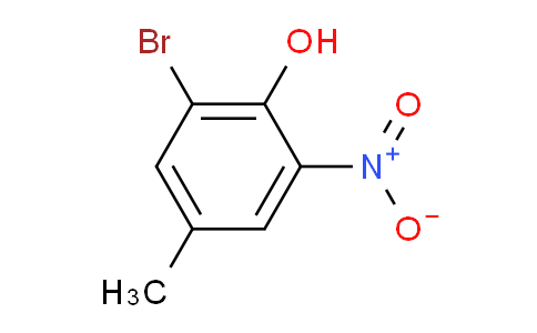 CAS No. 20039-91-2, 2-Bromo-4-methyl-6-nitrophenol
