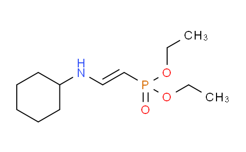 CAS No. 20061-84-1, Diethyl-2-(cyclohexylamino)-vinylphosphonate;