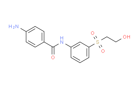 CAS No. 20241-68-3, 4-Amino-N-[3-(2-hydroxyethylsulfonyl)phenyl]benzamide