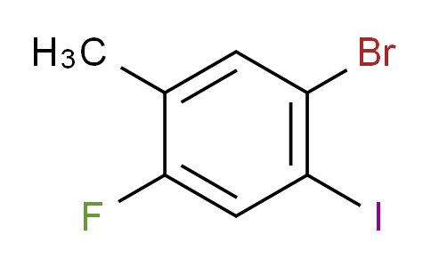 CAS No. 202865-75-6, 1-Bromo-4-fluoro-2-iodo-5-methylbenzene
