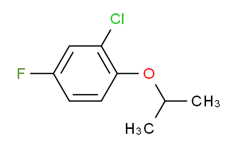 CAS No. 202982-71-6, 2-Chloro-4-fluoro-1-isopropoxybenzene
